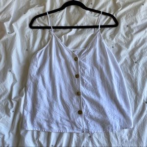 BP Button Down Linen Tank
